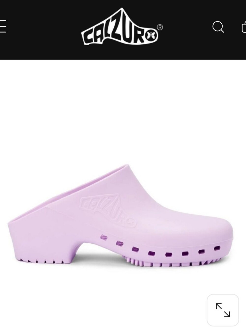CALZURO CLASSIC CLOGS IN LAVENDER